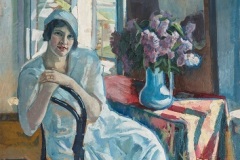 s.luppov.-portret-olgi-luppovoj-s-sirenyu.-1920-grm